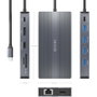 Aisens USB-C Dock 12 en 1 ASUC-12P017-GR Gris